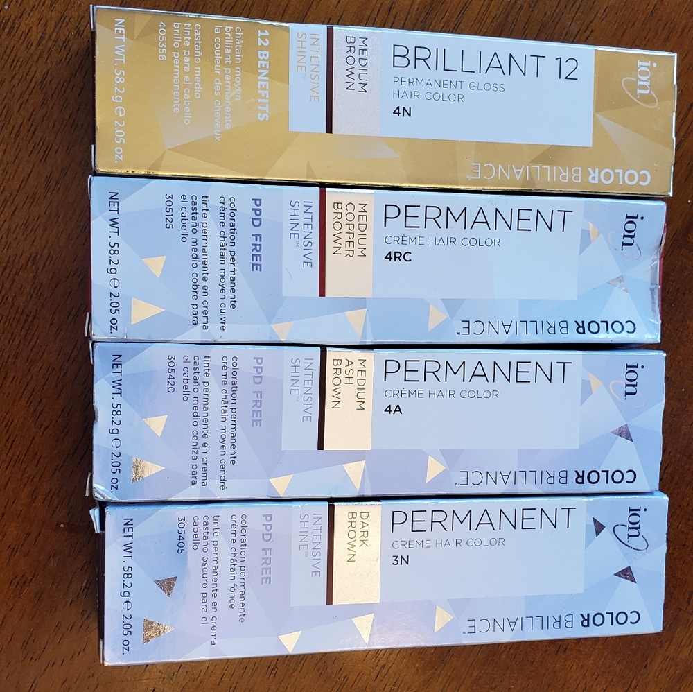 4 Sally's hair color (permanent)